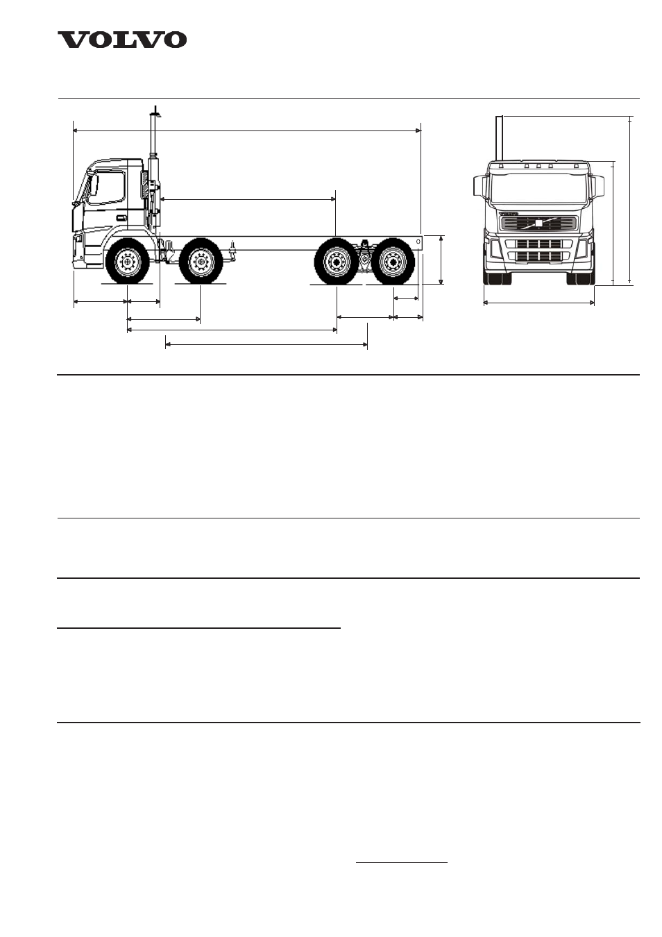 Volvo FM 84R B3 CR User Manual | 2 pages