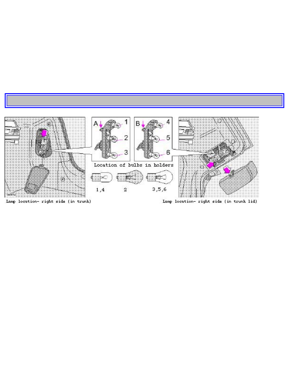 Pg. 99 replacing bulbs | Volvo S70 User Manual | Page 147 / 283