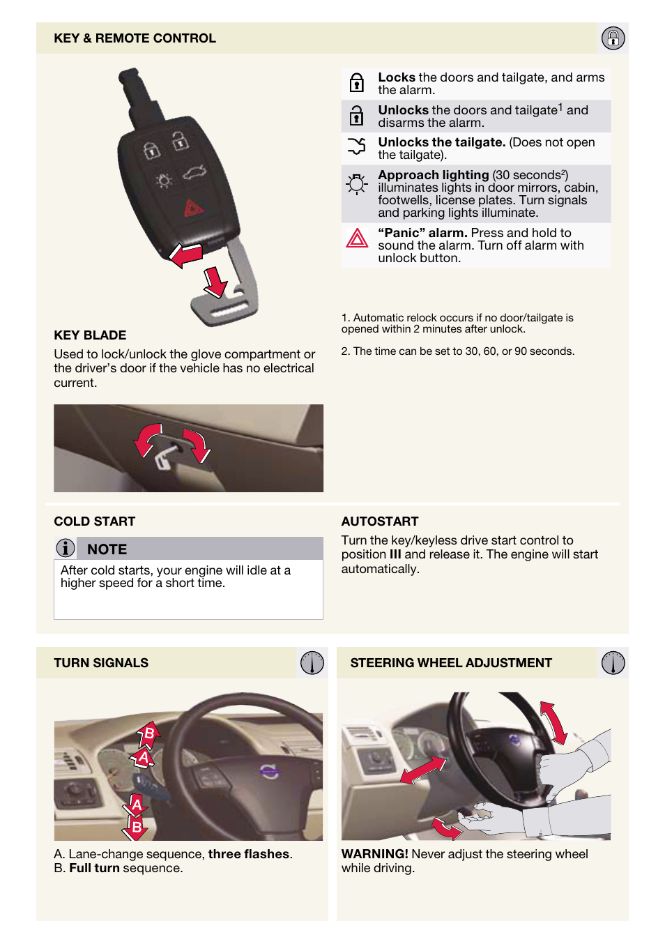 Volvo V50 User Manual | Page 2 / 8