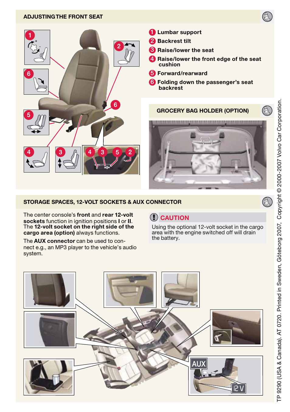 Volvo V50 User Manual | Page 8 / 8