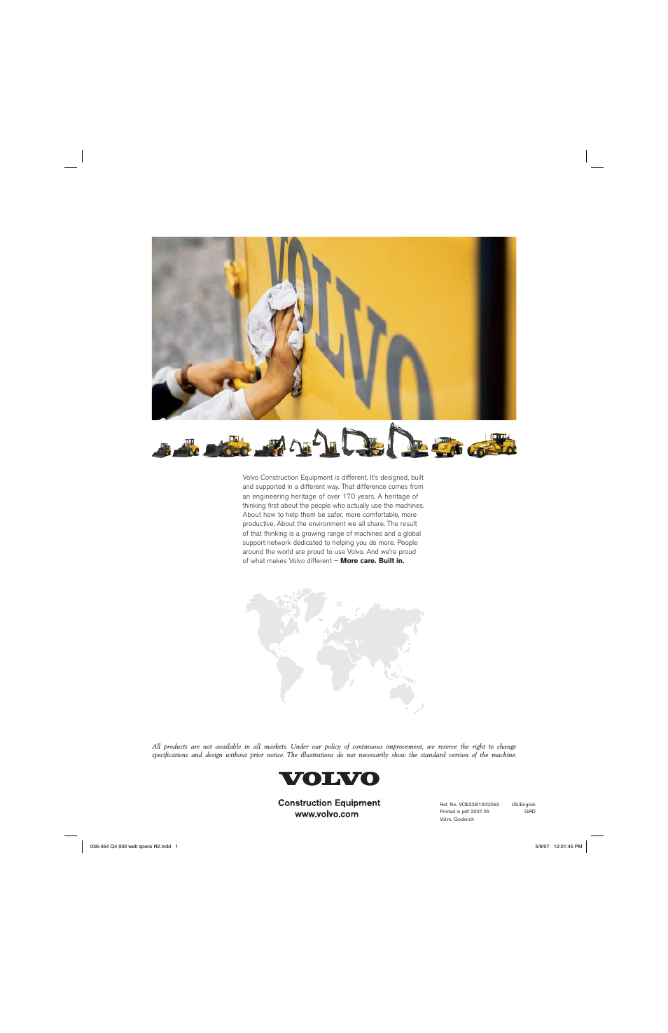 Volvo MOTOR GRADERS G930 User Manual | Page 10 / 10