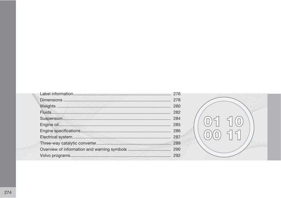 Volvo XC90 User Manual | Page 274 / 302