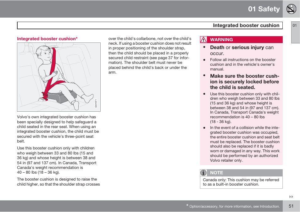 01 safety | Volvo XC90 User Manual | Page 51 / 302