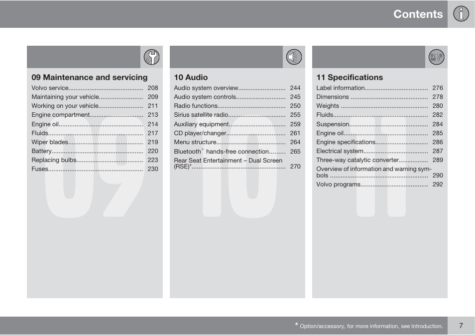 Volvo XC90 User Manual | Page 7 / 302