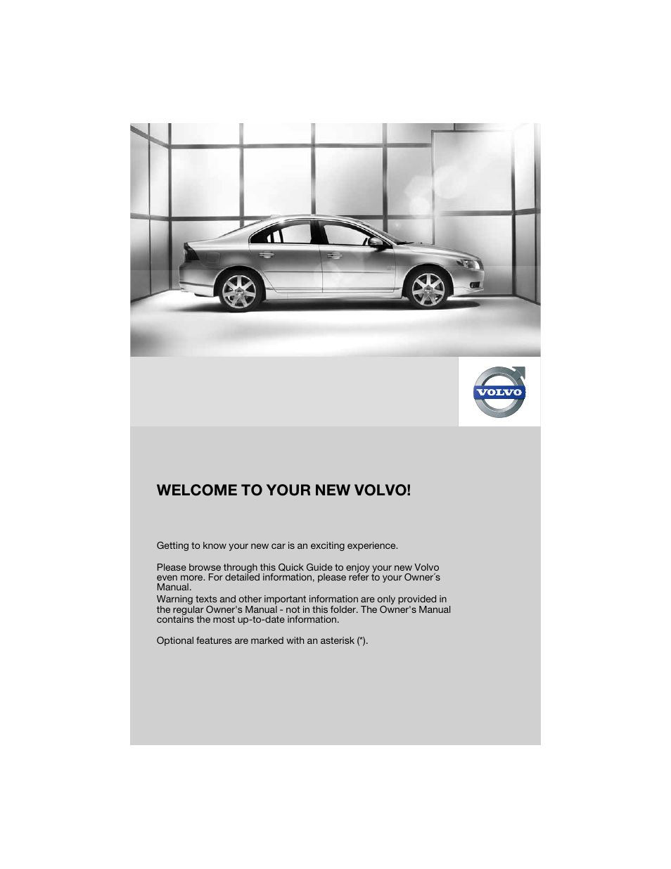 Volvo S80 User Manual | 8 pages