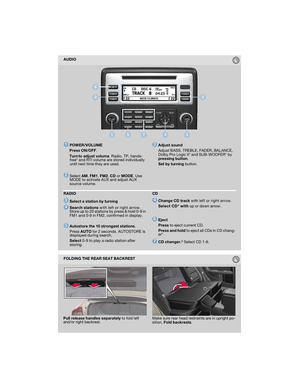 Volvo S80 User Manual | Page 3 / 8