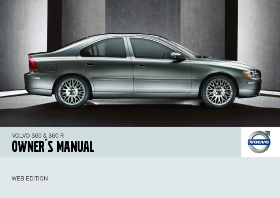 Volvo S60 S60R User Manual | 265 pages