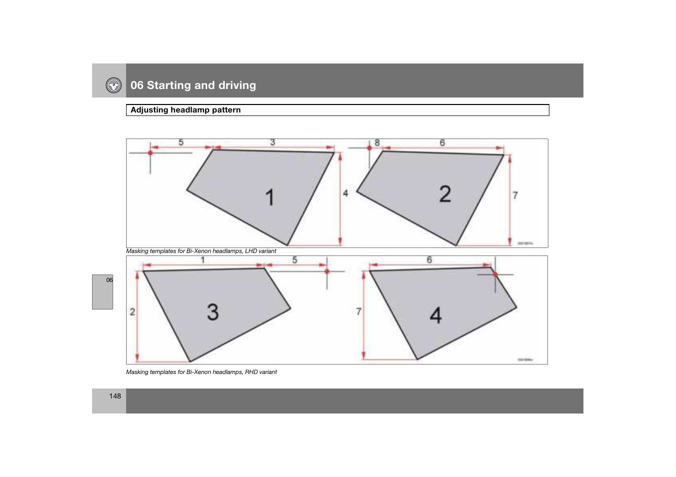 06 starting and driving | Volvo S60 S60R User Manual | Page 149 / 265