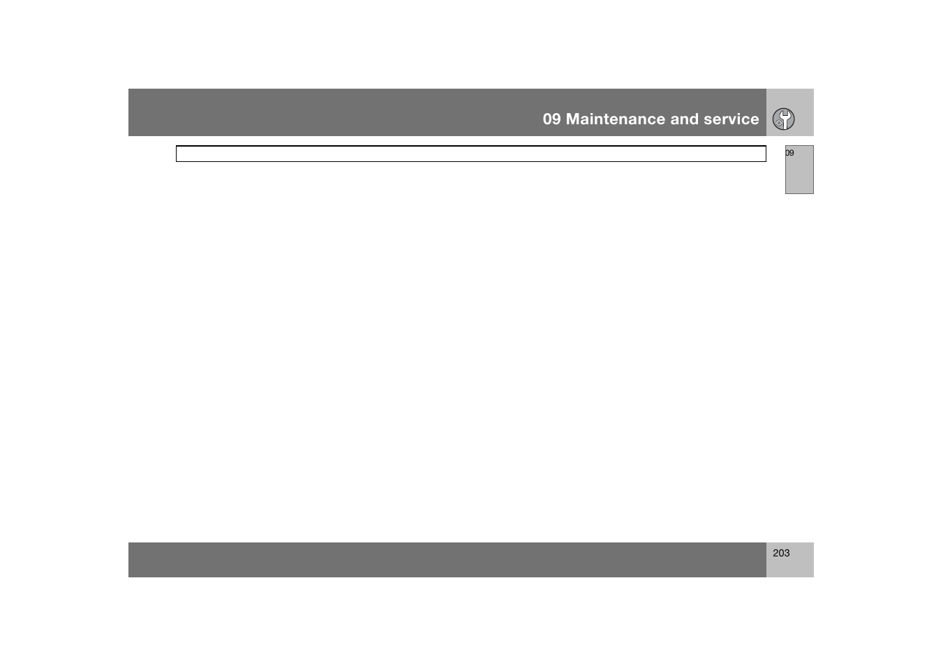 09 maintenance and service | Volvo S60 S60R User Manual | Page 204 / 265