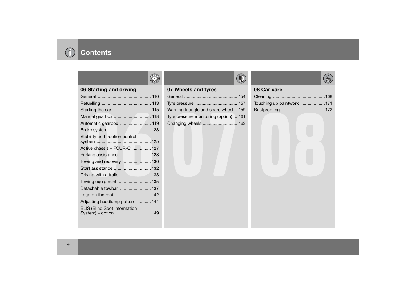 Volvo S60 S60R User Manual | Page 5 / 265