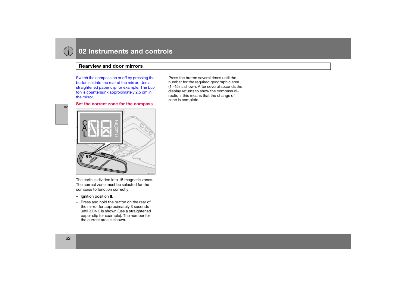 02 instruments and controls | Volvo S60 S60R User Manual | Page 63 / 265