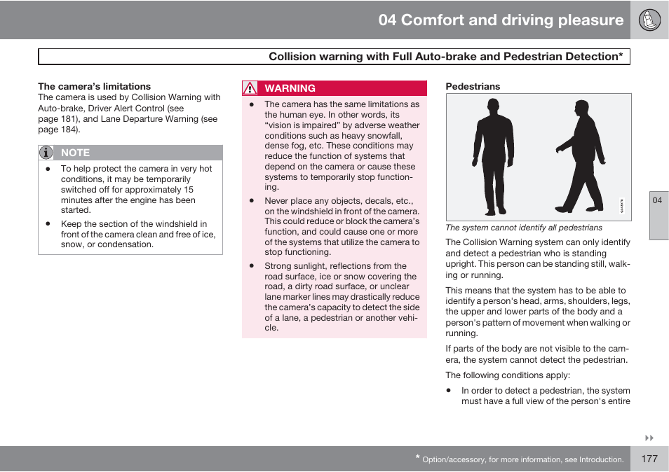 04 comfort and driving pleasure | Volvo S60 User Manual | Page 177 / 358