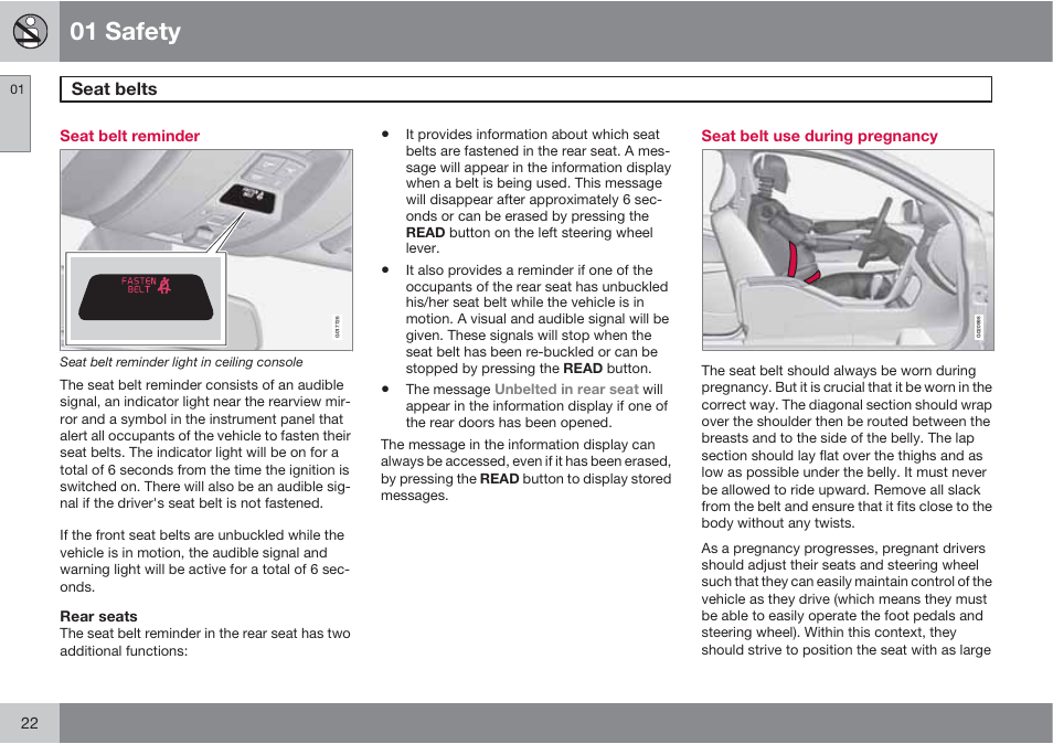 01 safety | Volvo S60 User Manual | Page 22 / 358