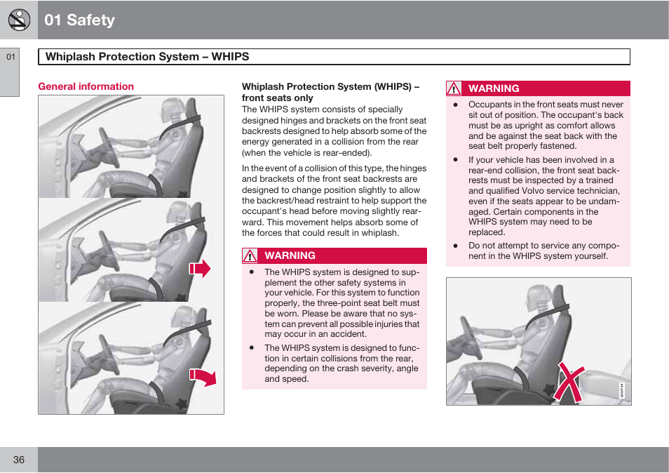 01 safety | Volvo S60 User Manual | Page 36 / 358