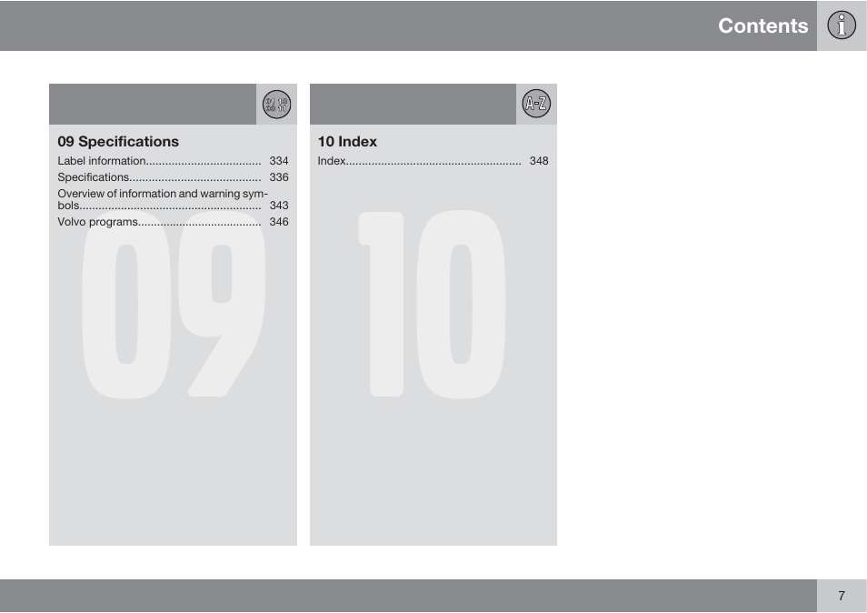 Volvo S60 User Manual | Page 7 / 358