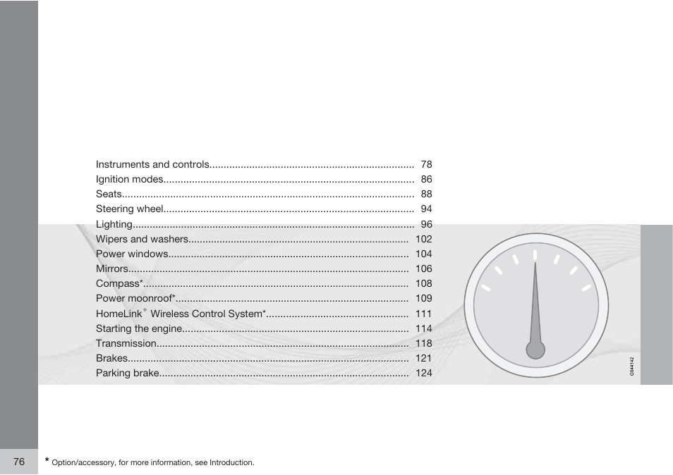 Volvo S60 User Manual | Page 76 / 358