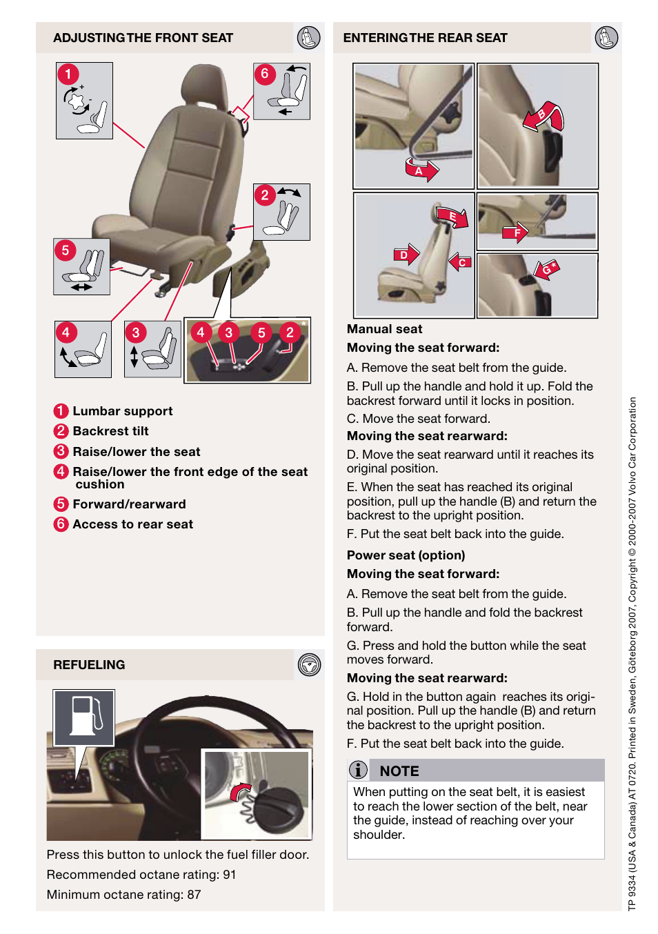 Volvo 2008 C30 User Manual | Page 8 / 8