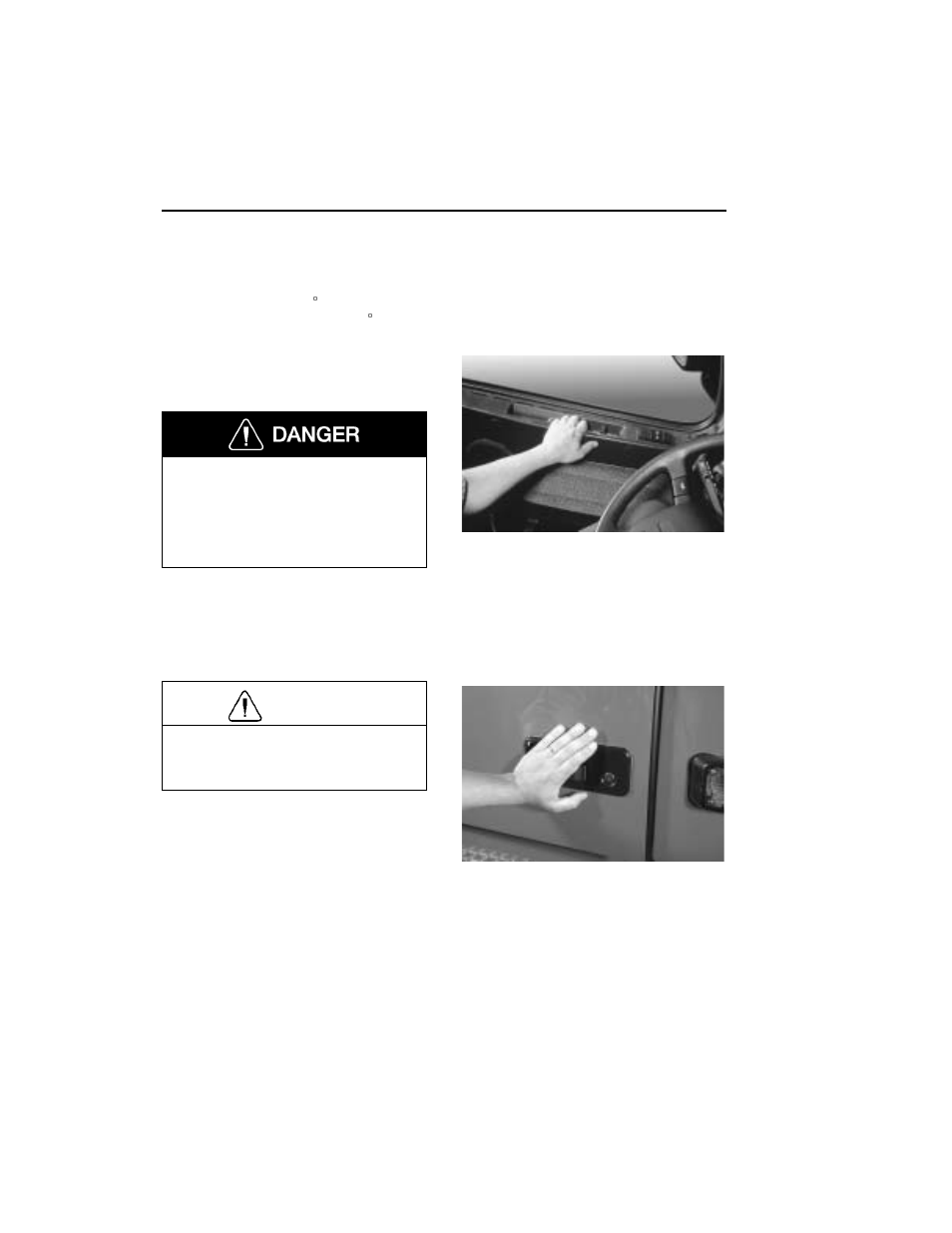 20 vehicle access, Caution | Volvo VHD User Manual | Page 26 / 300