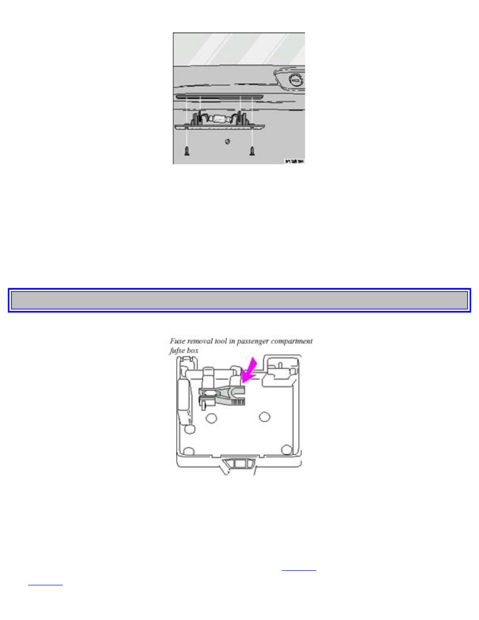 Pg. 95 replacing fuses | Volvo S40 User Manual | Page 127 / 189