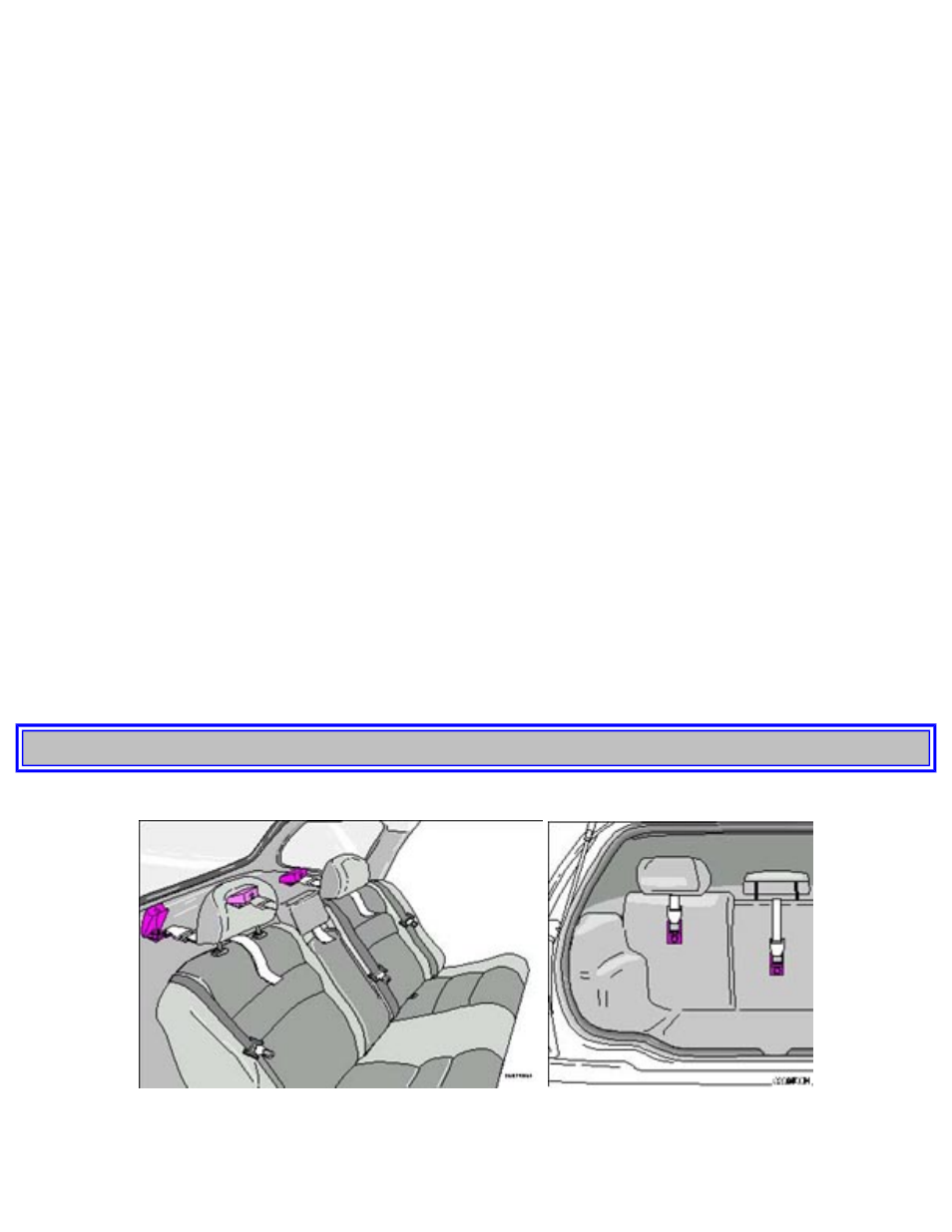 Child restraint anchorages 14, Pg. 14 child restraint anchorages | Volvo S40 User Manual | Page 23 / 189