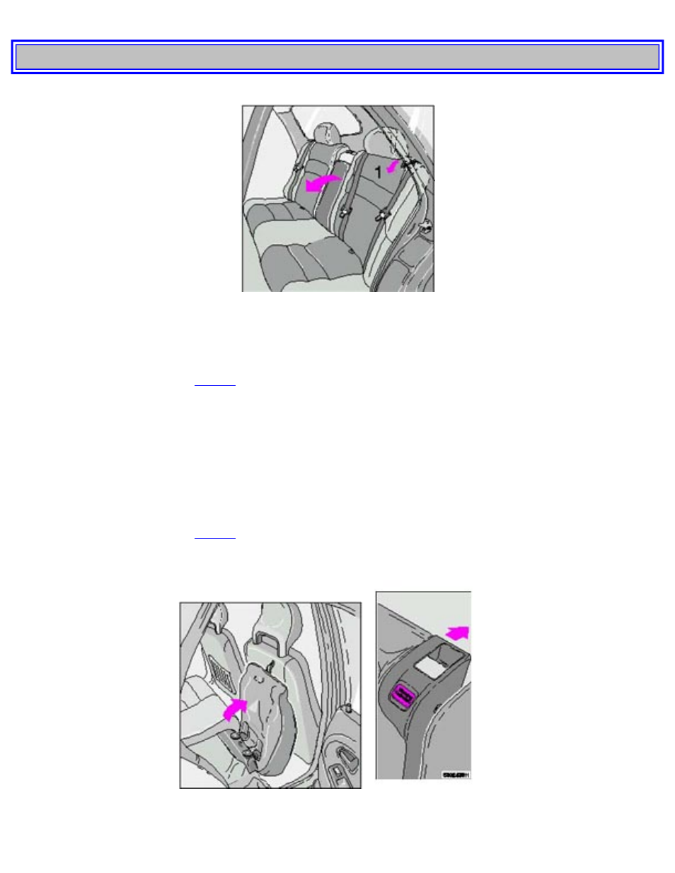 Folding rear seat 55, Pg. 55 folding rear seats | Volvo S40 User Manual | Page 78 / 189