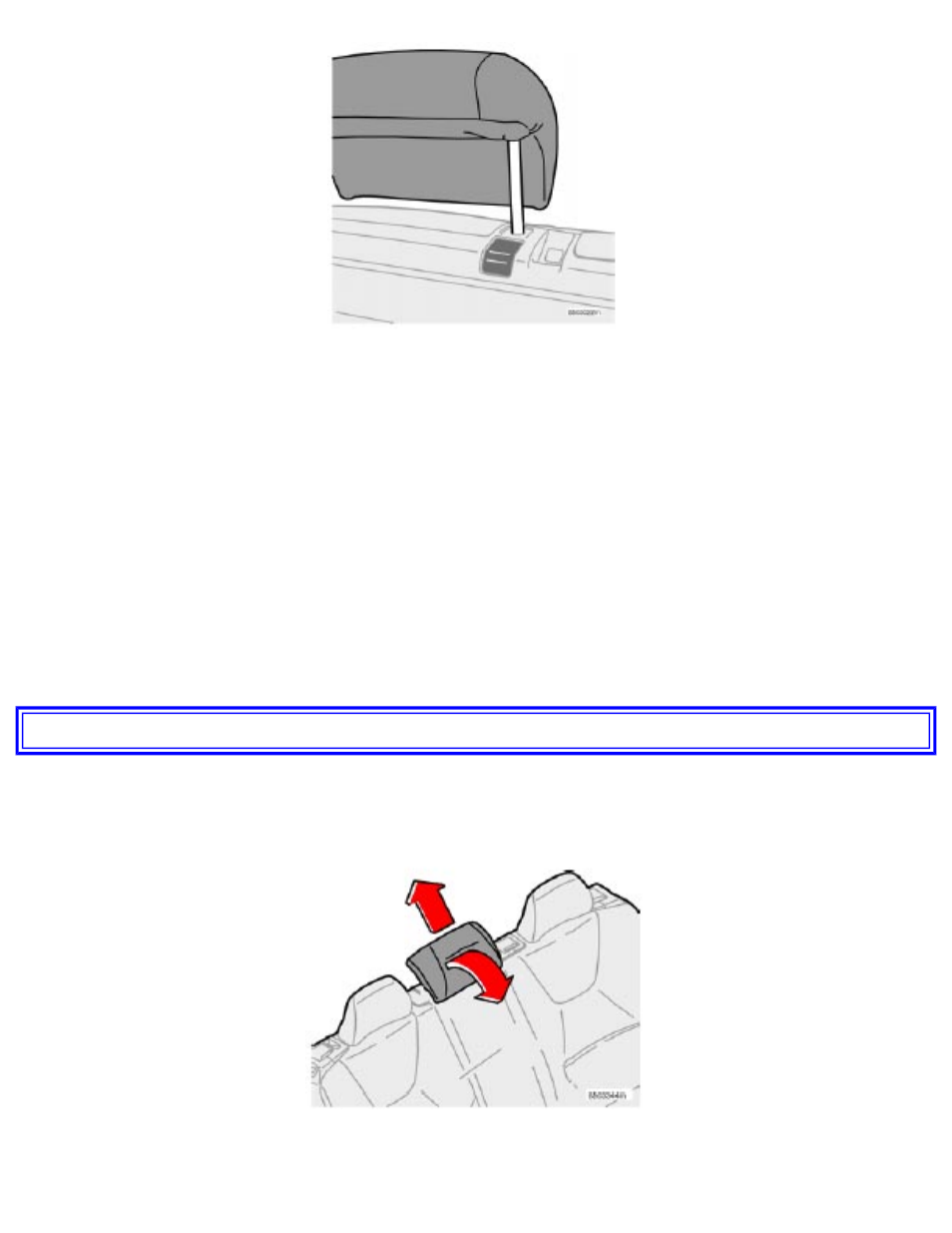 Pg. 96 interior, Extending the cargo area | Volvo V70 User Manual | Page 105 / 283