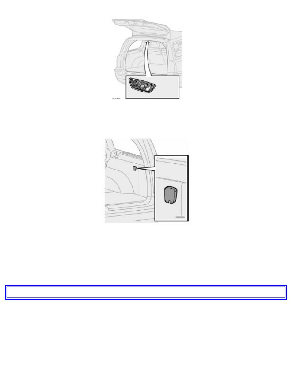 Pg. 102 interior, Cargo area | Volvo V70 User Manual | Page 113 / 283