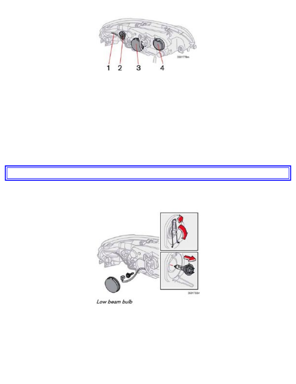 Pg. 199 maintenance and servicing, Replacing bulbs | Volvo V70 User Manual | Page 224 / 283