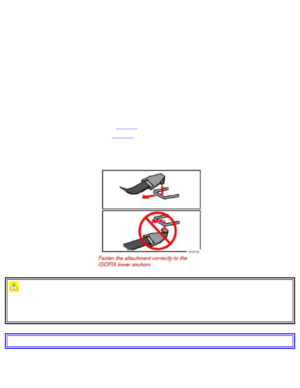 Pg. 39 safety, Top tether anchors | Volvo V70 User Manual | Page 40 / 283