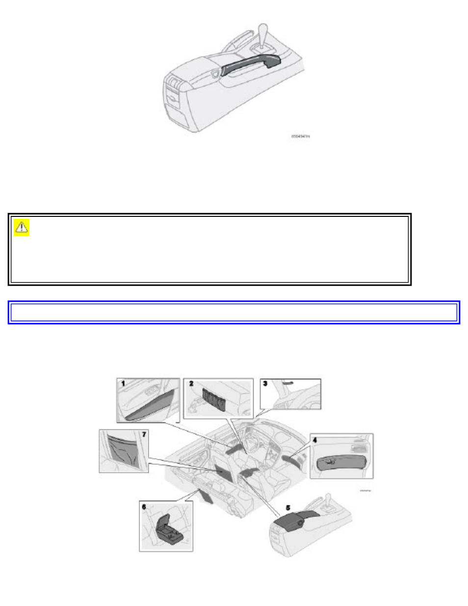 Pg. 90 interior, Storage compartments | Volvo V70 User Manual | Page 98 / 283