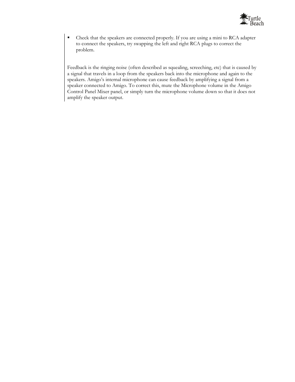 Turtle Beach Audio Advantage Amigo TBS-1121-01 User Manual | Page 18 / 38