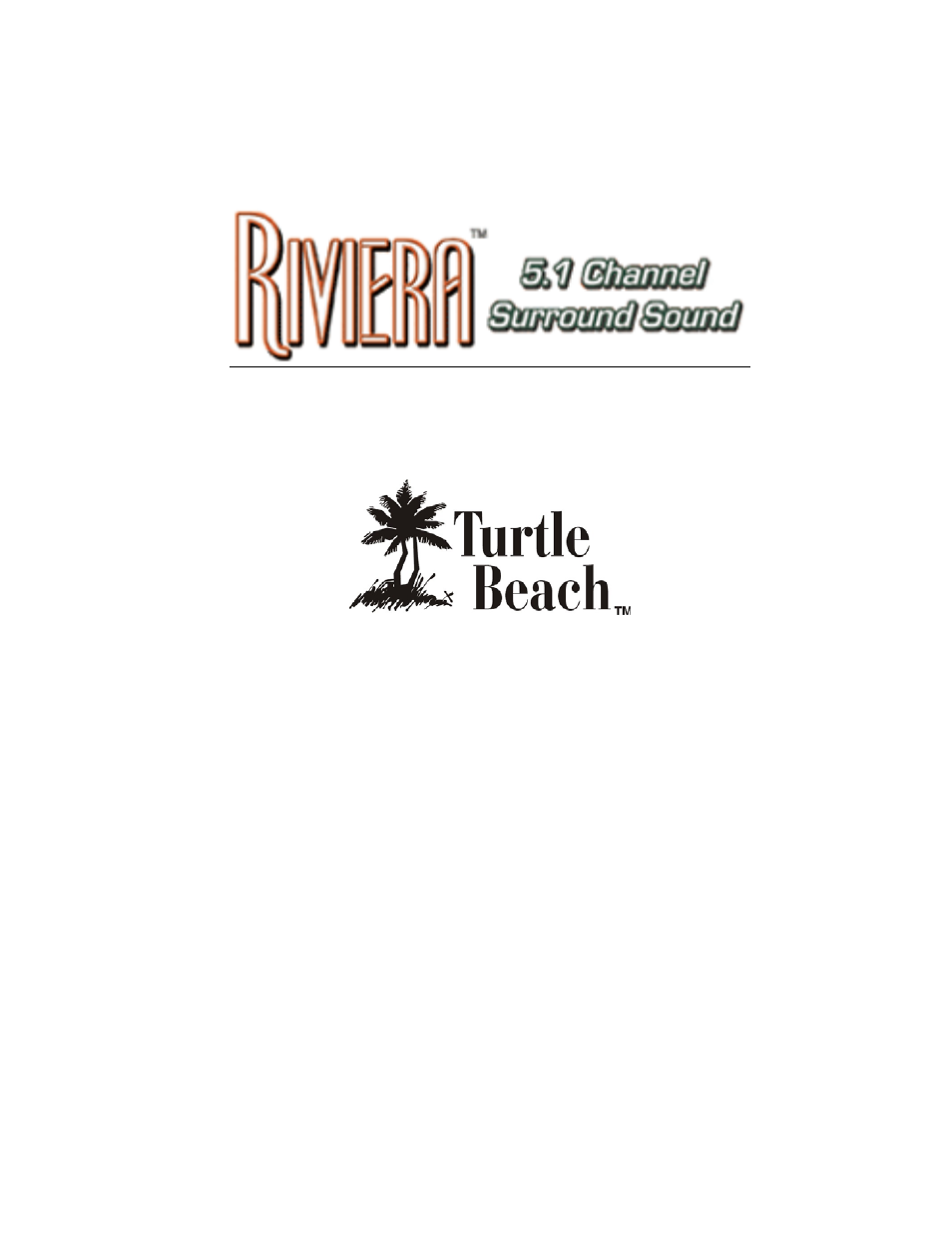 Turtle Beach 5.1 Channel Surround Sound Riviera User Manual | 29 pages