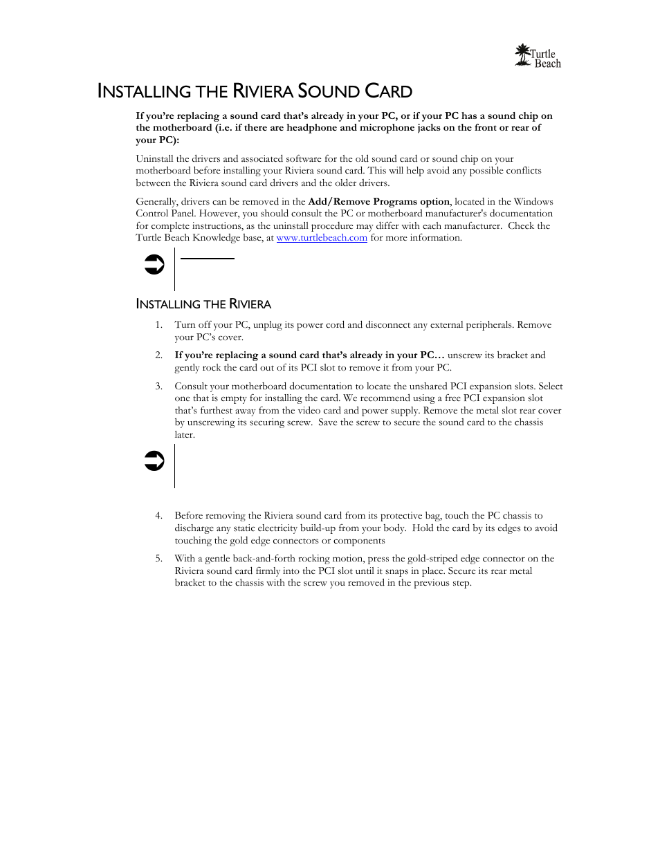 Nstalling the, Iviera, Ound | Turtle Beach 5.1 Channel Surround Sound Riviera User Manual | Page 10 / 29