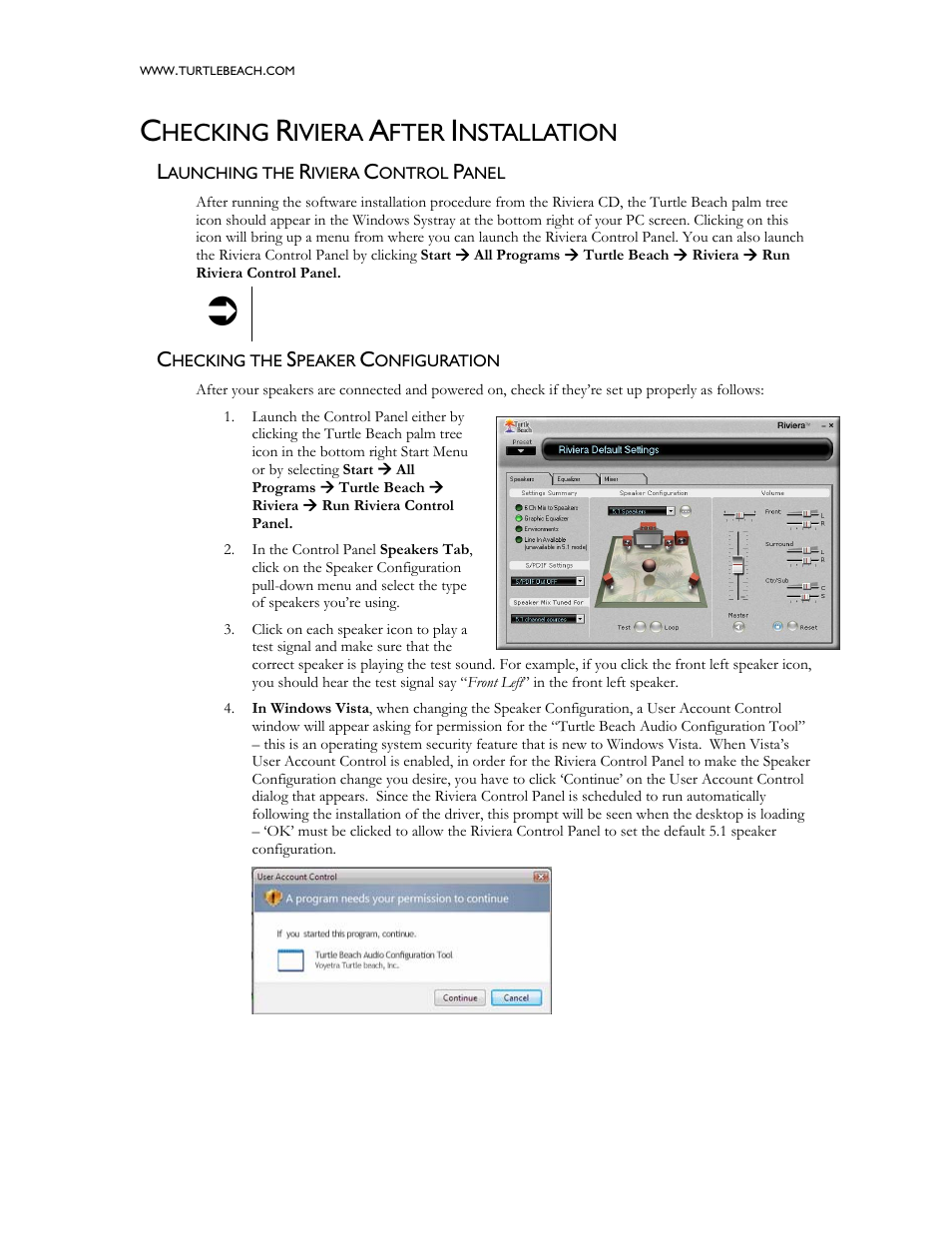 Hecking, Iviera, Fter | Nstallation | Turtle Beach 5.1 Channel Surround Sound Riviera User Manual | Page 13 / 29