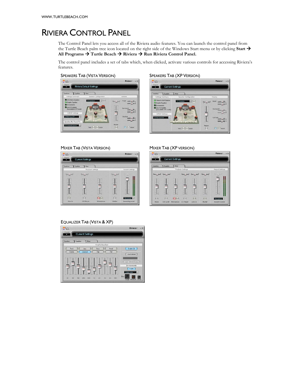 Iviera, Ontrol, Anel | Turtle Beach 5.1 Channel Surround Sound Riviera User Manual | Page 19 / 29