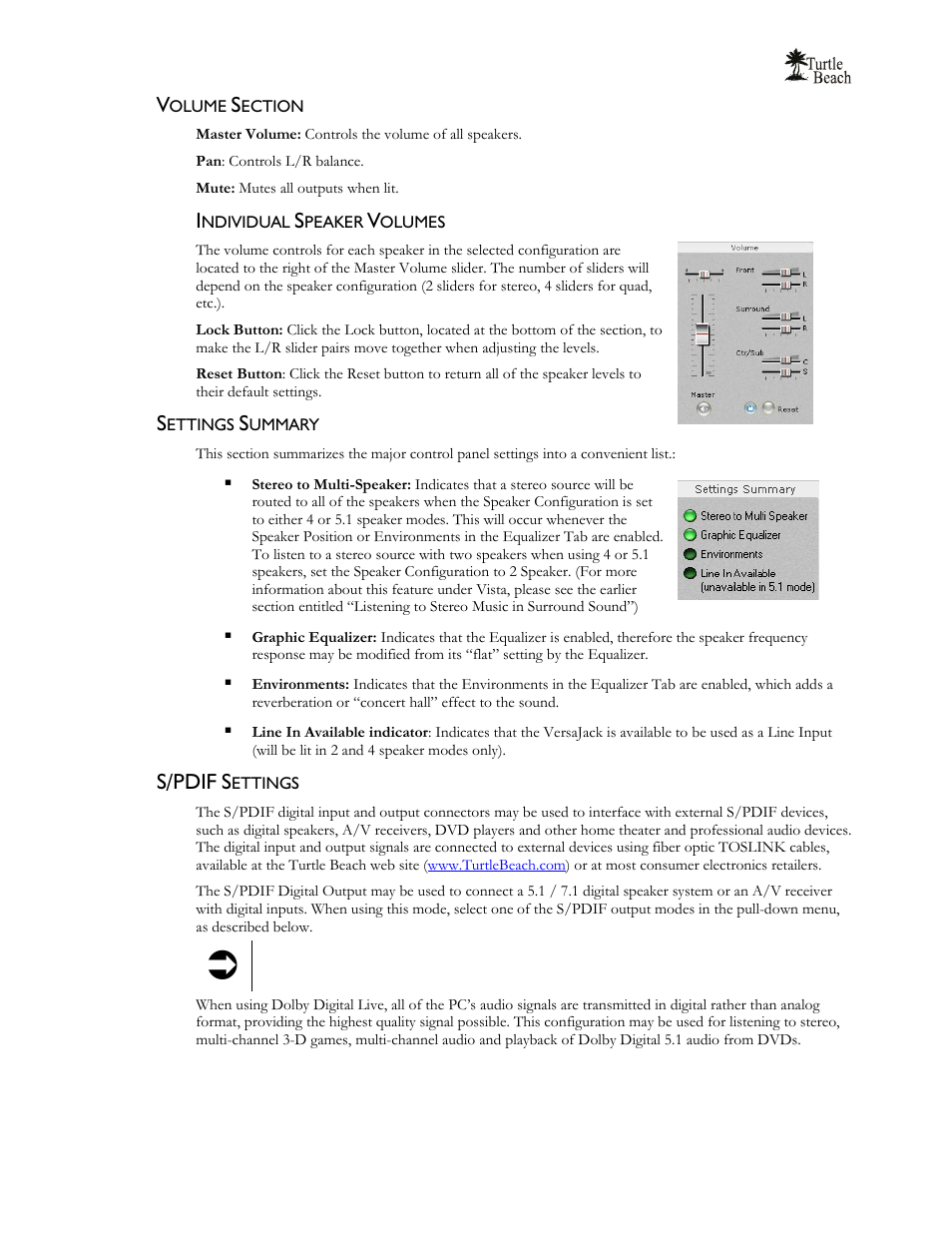 Turtle Beach 5.1 Channel Surround Sound Riviera User Manual | Page 24 / 29