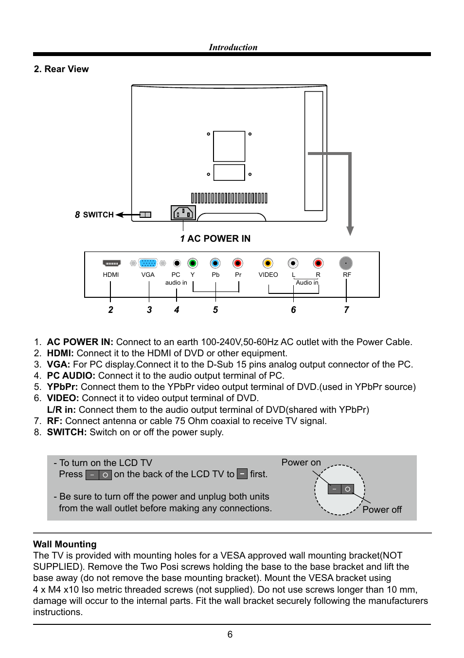 VIORE LC22VF59 User Manual | Page 8 / 28