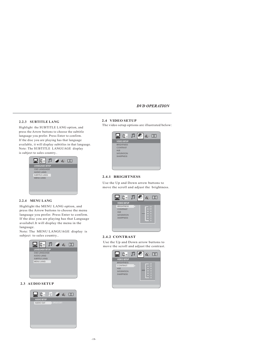 Dvd operation | VIORE LCD32VH65MV User Manual | Page 19 / 26