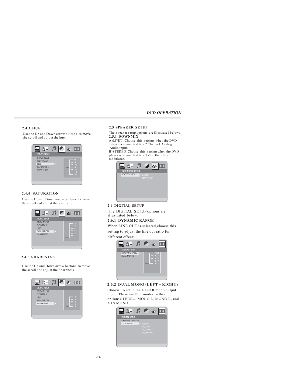 Dvd operation | VIORE LCD32VH65MV User Manual | Page 20 / 26