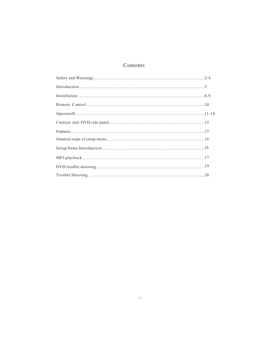VIORE LCD19VX60PB1 User Manual | Page 2 / 22