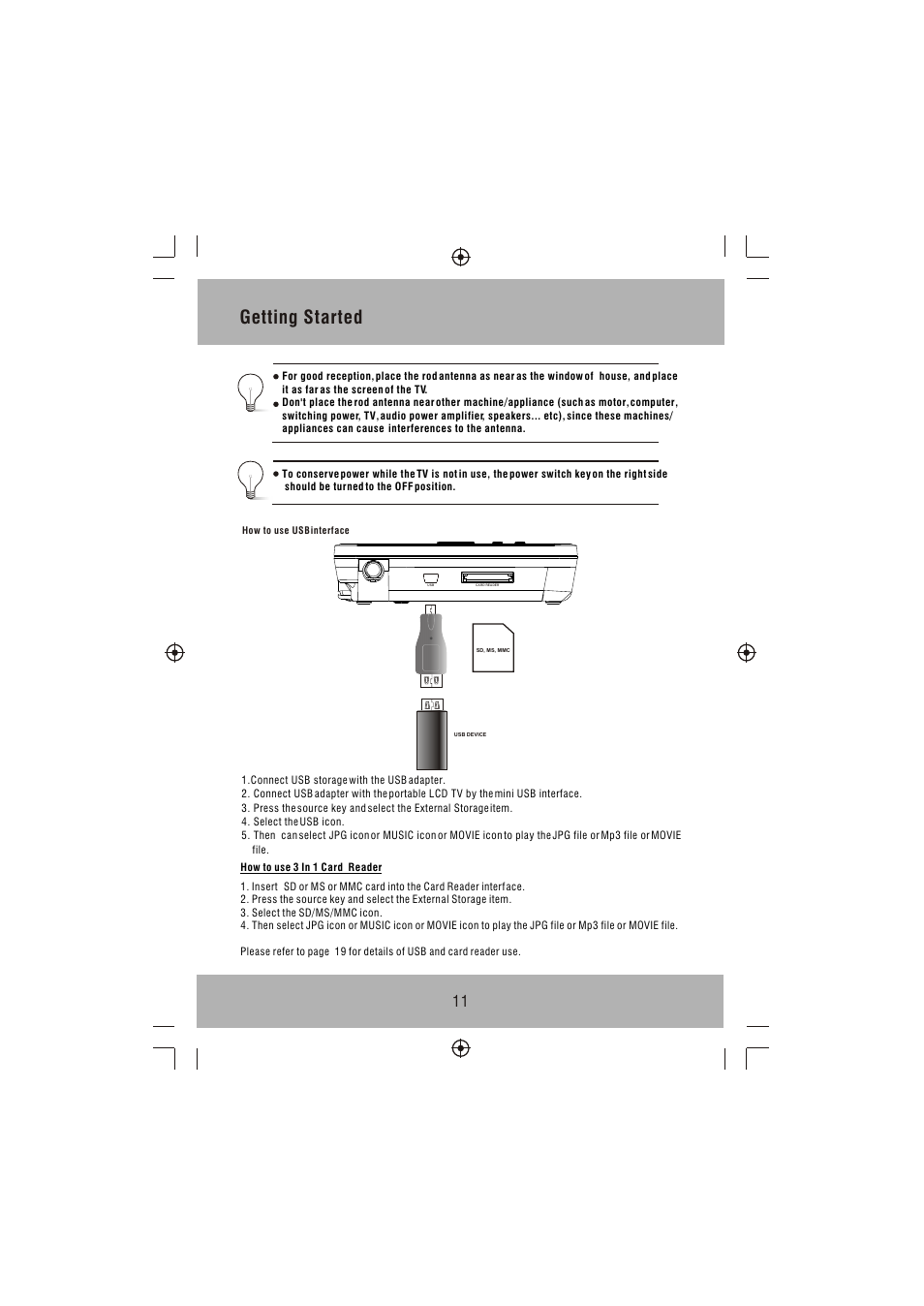 Т³гж 12, Getting started | VIORE PLC7V96 User Manual | Page 12 / 22
