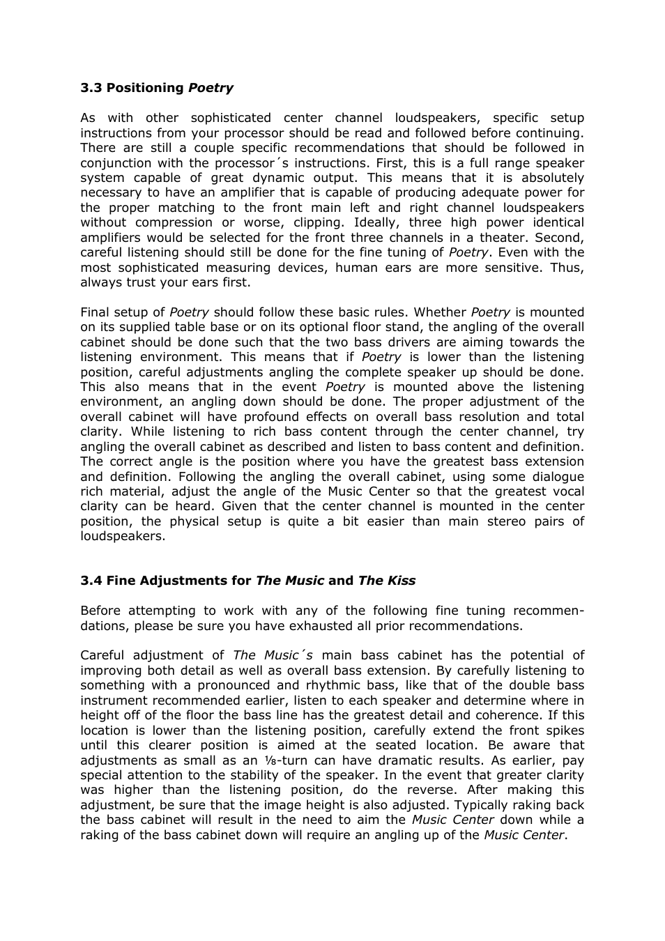 Vienna Acoustics Klimt The Kiss User Manual | Page 10 / 13