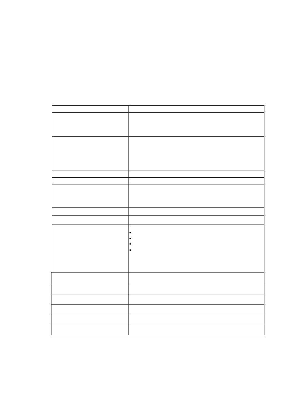 Specification | VOSONIC VP2160 User Manual | Page 6 / 17
