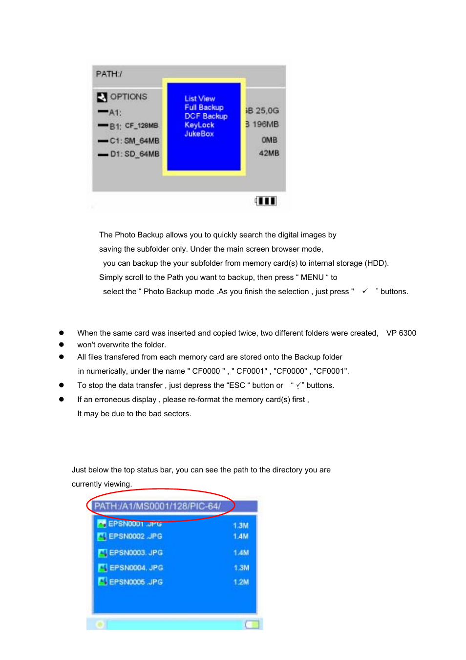 VOSONIC VP6300 User Manual | Page 18 / 22