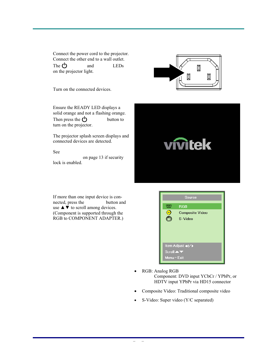 Vivitek D820MS User Manual | Page 17 / 54