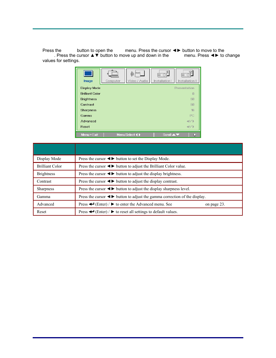 Vivitek D820MS User Manual | Page 28 / 54