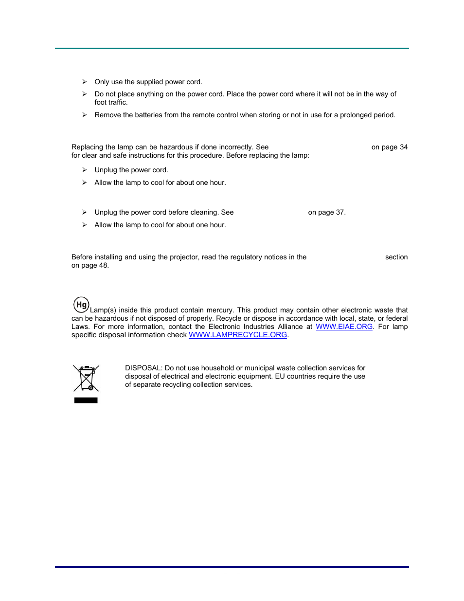 Vivitek D820MS User Manual | Page 3 / 54
