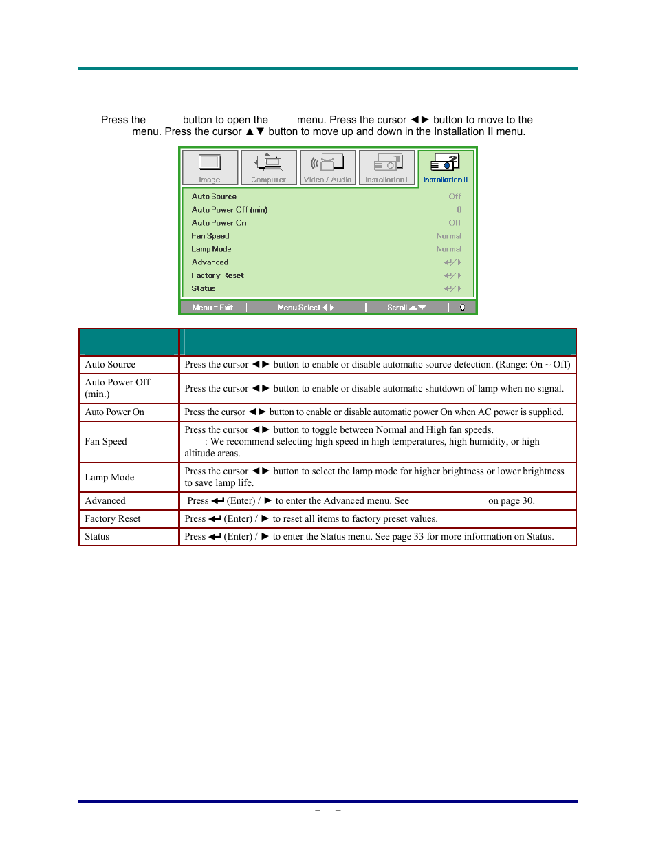 Vivitek D820MS User Manual | Page 35 / 54