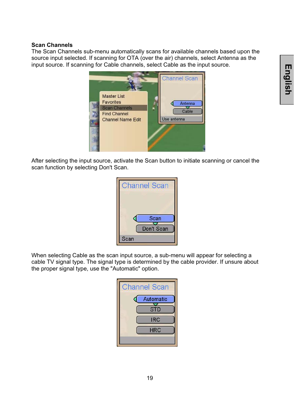 English | Vivitek LCD-TV User Manual | Page 21 / 46