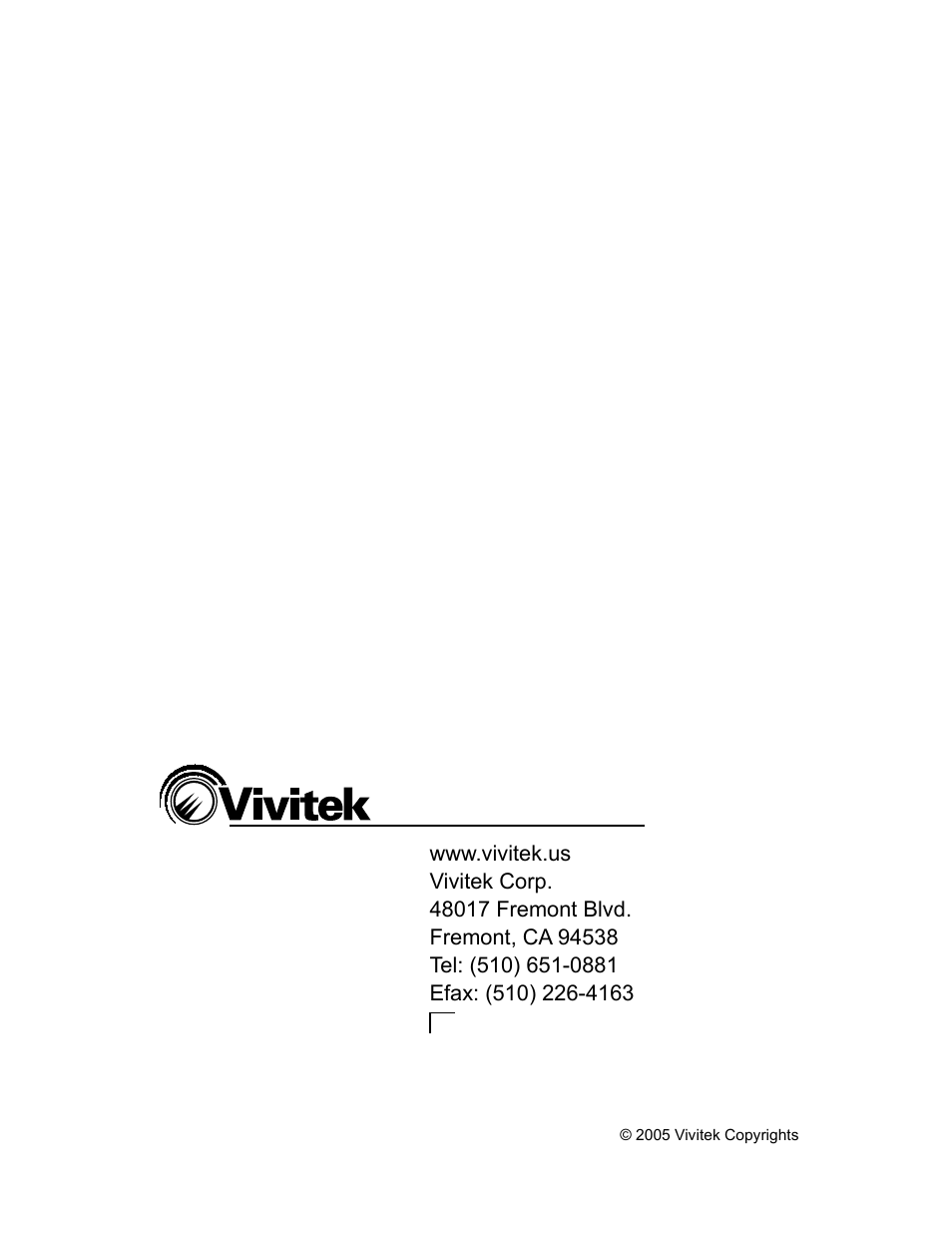 Vivitek DVR5612 User Manual | Page 47 / 47